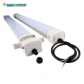 USA warehouse shipment 4ft Linkable ETL Car Parking 60W Linear Waterproof Light Fixture Warehouse Led Triproof Lighting